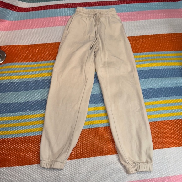 H&M Beige Sweatpants Women’s Size X-Small - Picture 1 of 3